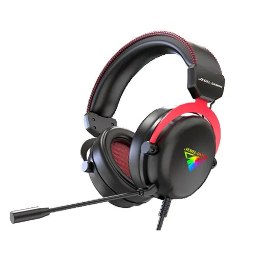 ყურსასმენი (Gaming) - JEDEL GH581 GAMING HEADSET WIRED RGB LIGHTING