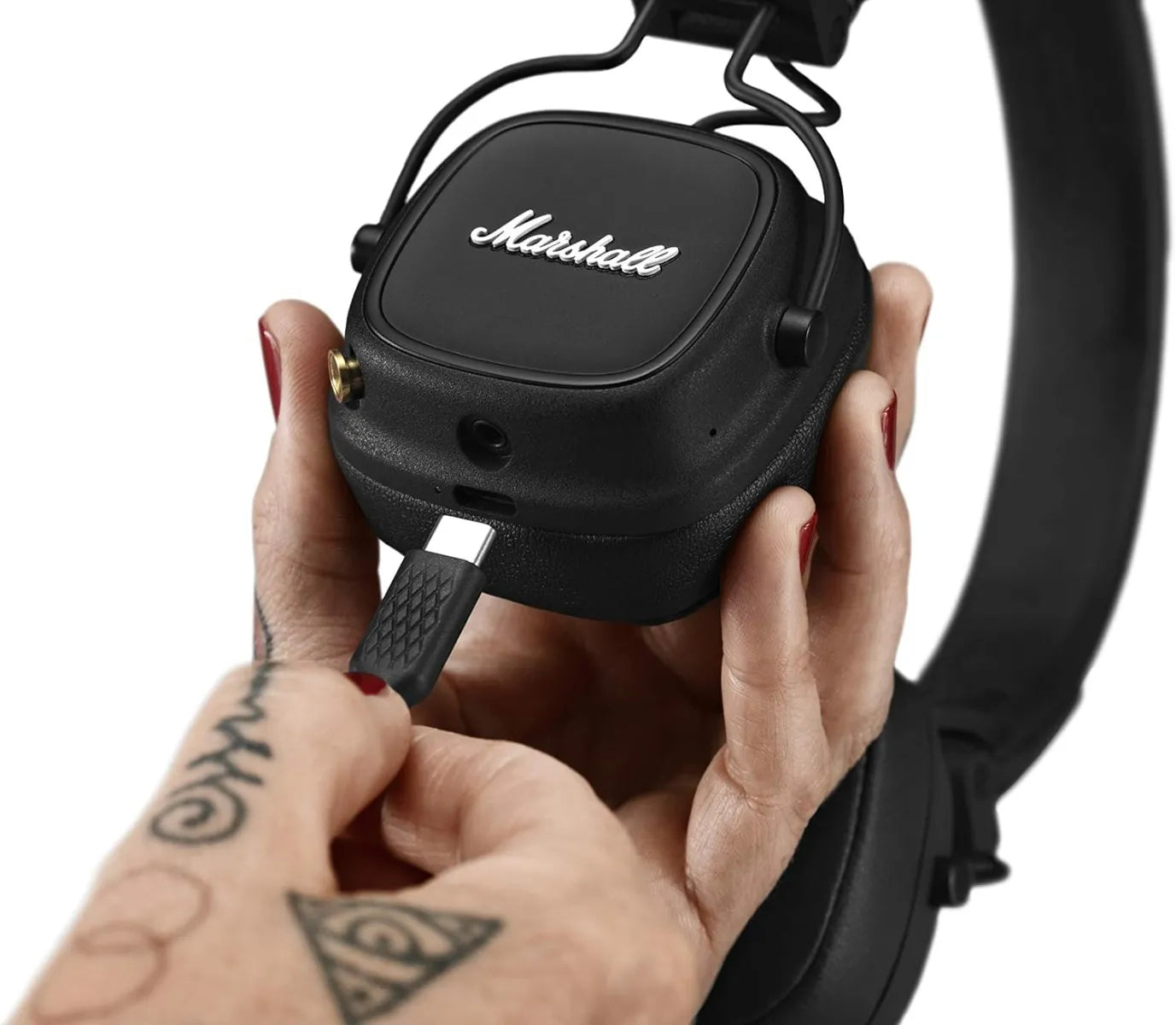 ყურსასმენი Marshall Major IV Black