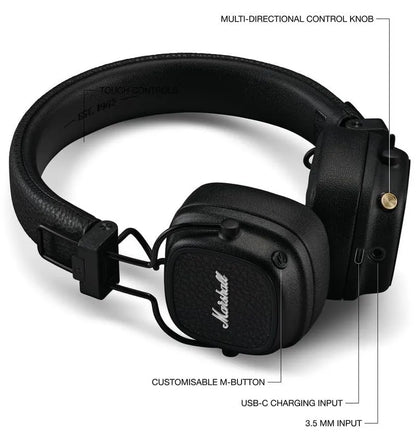 Headphones Marshall Major V Black