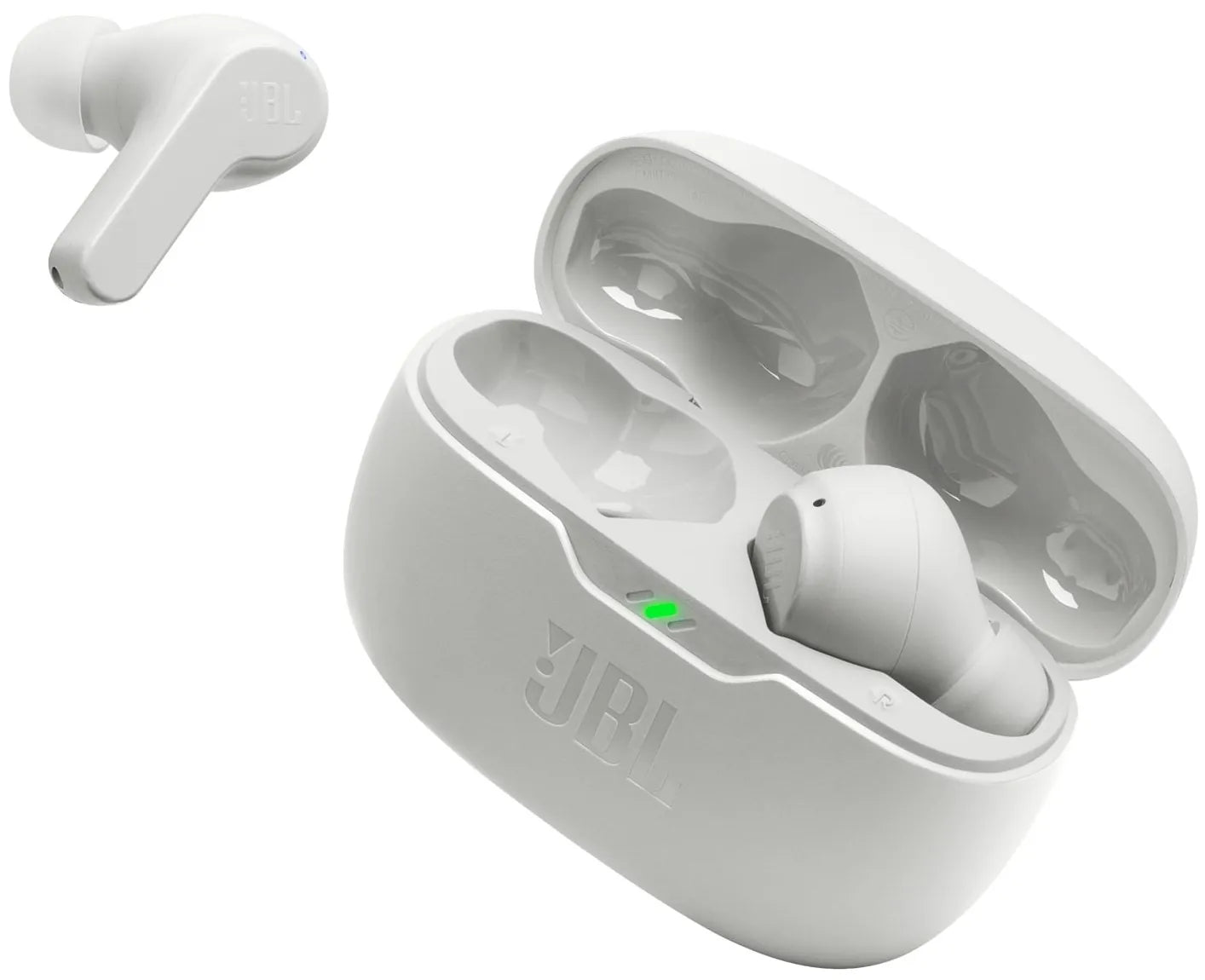 უსადენო ყურსასმენი JBL Wave Beam Wireless Earbuds White