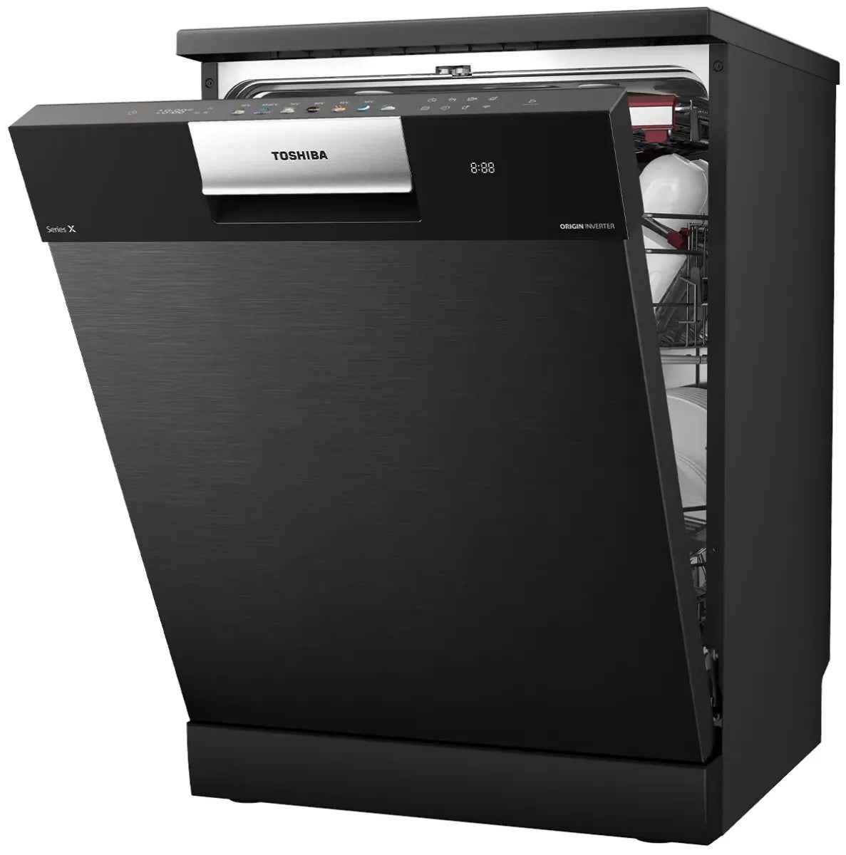 ჭურჭლის სარეცხი მანქანა TOSHIBA DW-16F1(BS)-CIS